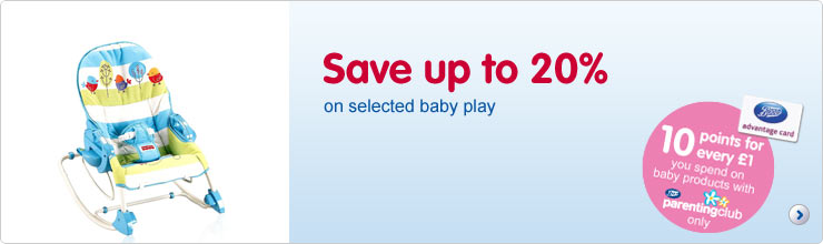 Save up to 20% on selected baby play